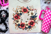Pink Summer Bees Garden Clipart, an Illustration by CreationArt (Thumbnail 9 of 9)