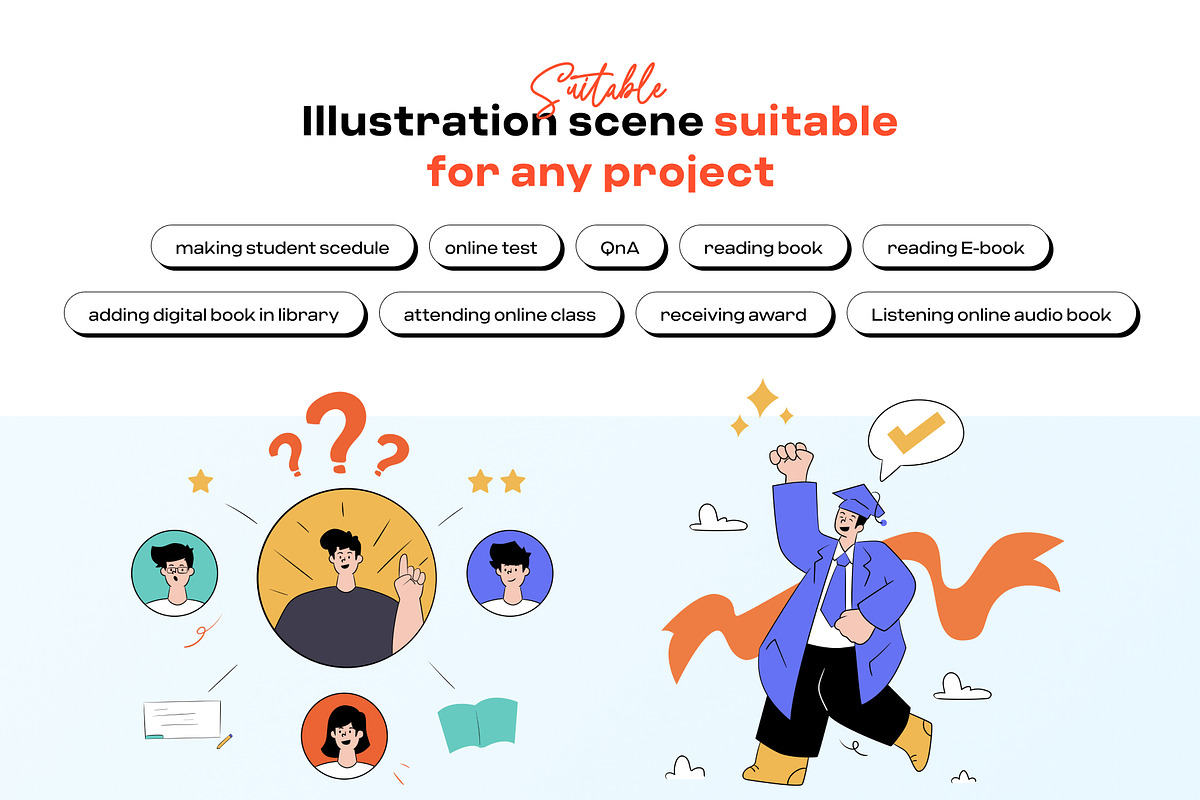 School & Education - 2D Illustration, an Education Illustration by orenjidesign (Photo 3 of 8)