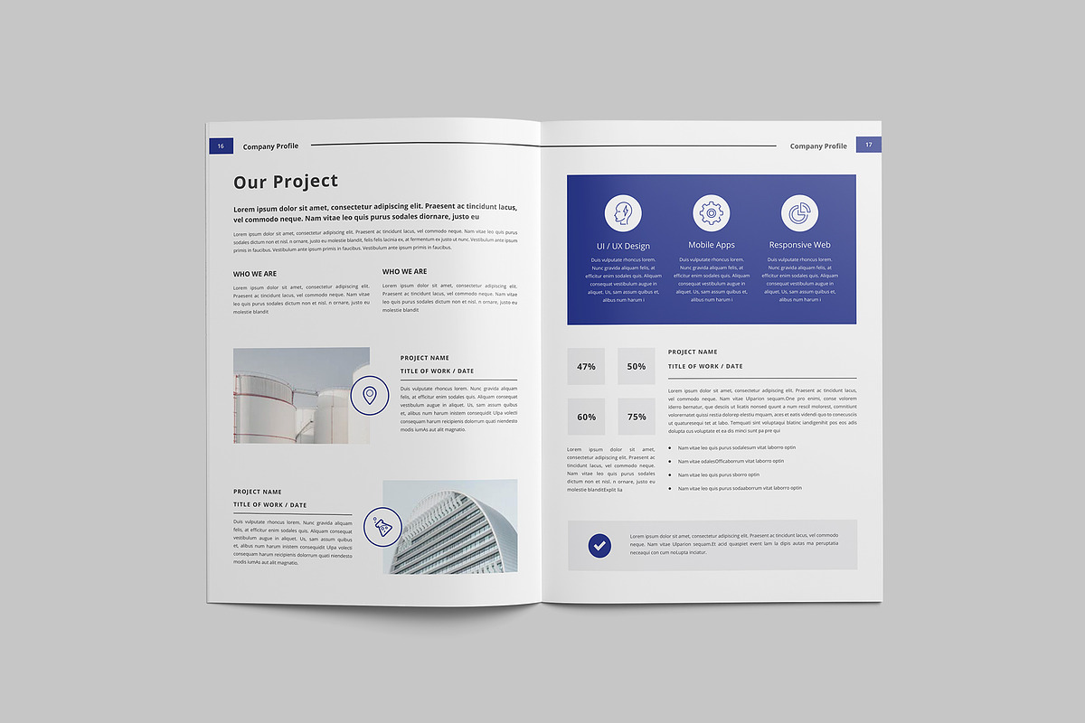 Company profile Template, a Brochure Template by Tanber Hossen (Photo 9 of 14)