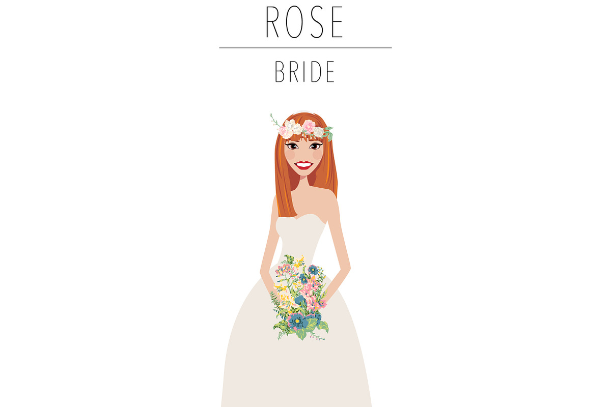 Bride Portrait Creator | Wedding Art, a Person Illustration by Lauren Lesley Studio (Photo 25 of 29)