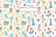 In the Garden-Watercolor Set, a Decorative Illustration by Irina Diasli (Thumbnail 5 of 10)