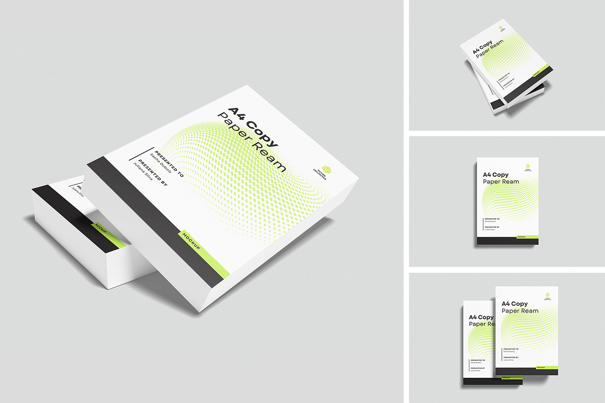 A4 Copy Paper Ream Mockup, a Books & Magazine Mockup by Twins_studio926 (Photo 1 of 5)