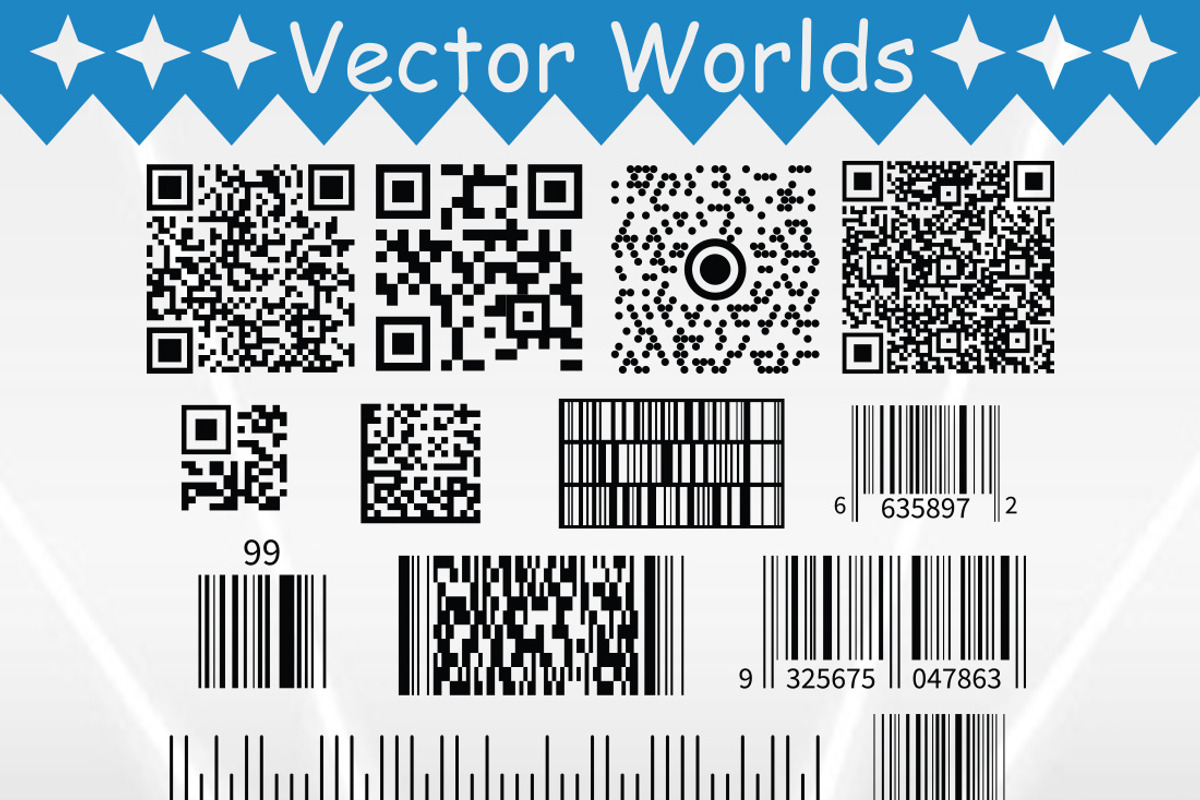 Barcode Svg, Barcodes, Code Svg, an Object Graphic by VectorWorlds