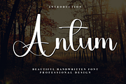 Antum, a Handwritten Font by InermediaSTUDIO (Thumbnail 1 of 7)