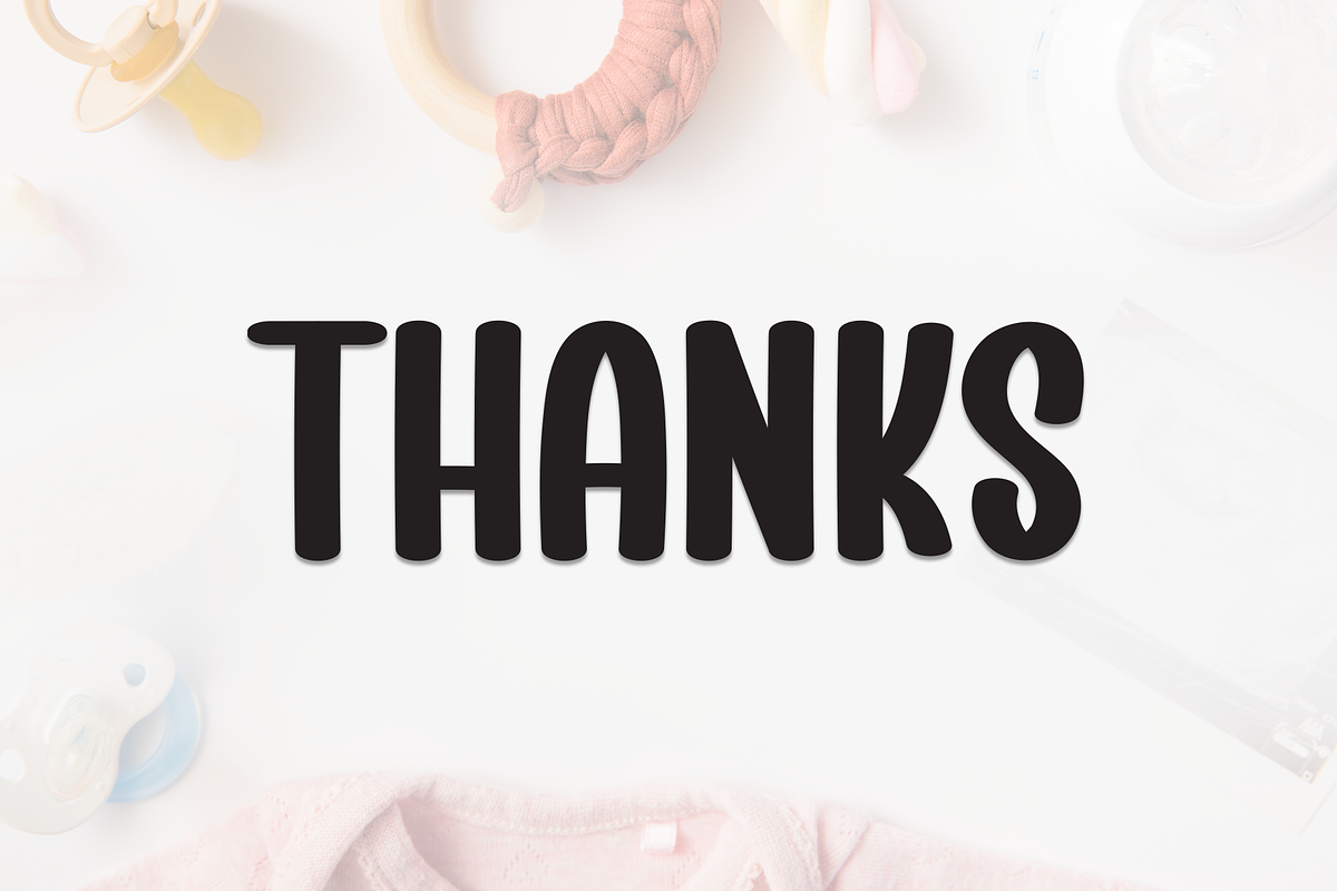 Baby Shower | Script Font, a Script Font by Scratchones (Photo 8 of 8)