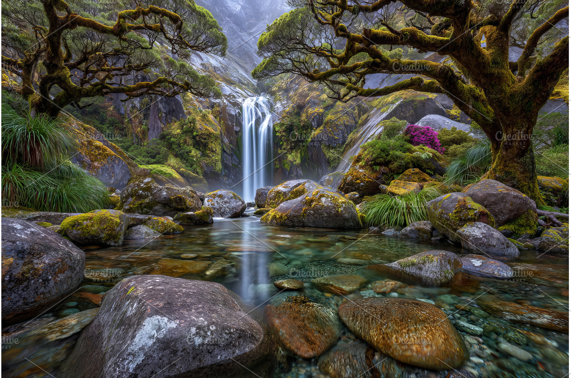 Hike to Twin Falls located in, a Nature Photo by ZinetroN