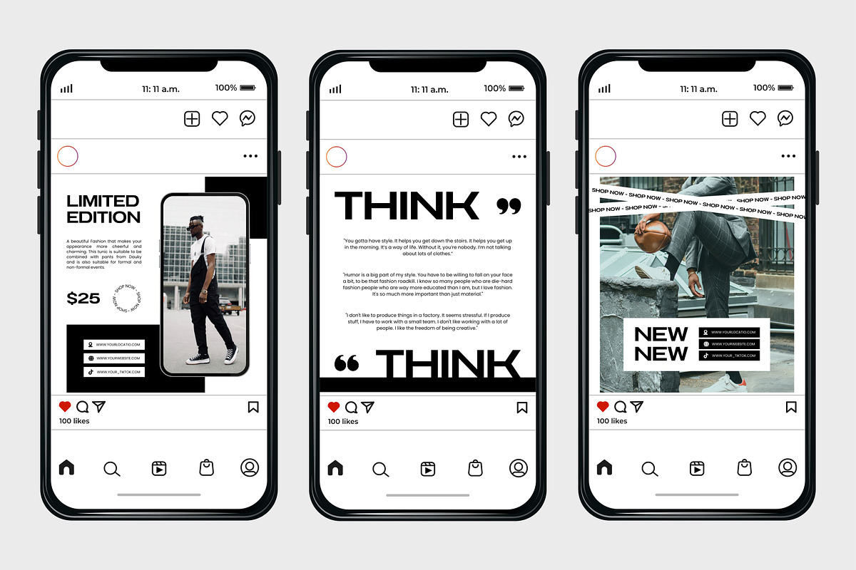 Fashion White Template, a Social Media Template by Kalubuak (Photo 4 of 10)