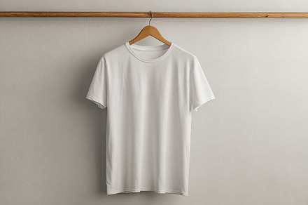 Plain White T-shirt Mockup