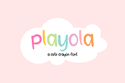 Playola Sans - Crayon Font, a Handwritten Font by Beck McCormick (Thumbnail 1 of 10)