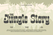 Bali Sunset - Unique Display Font, a Font by Kereatype (Thumbnail 5 of 14)