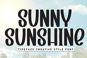 Sunny Sunshine | Script Font, a Script Font by Scratchones (Thumbnail 1 of 8)
