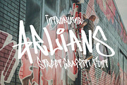 Arlians - Graffiti Font, a Handwritten Font by tebaltipislab (Thumbnail 1 of 8)