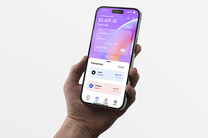 iPhone 14 Pro in Hand Mockup, a Product Mockup by Asylab