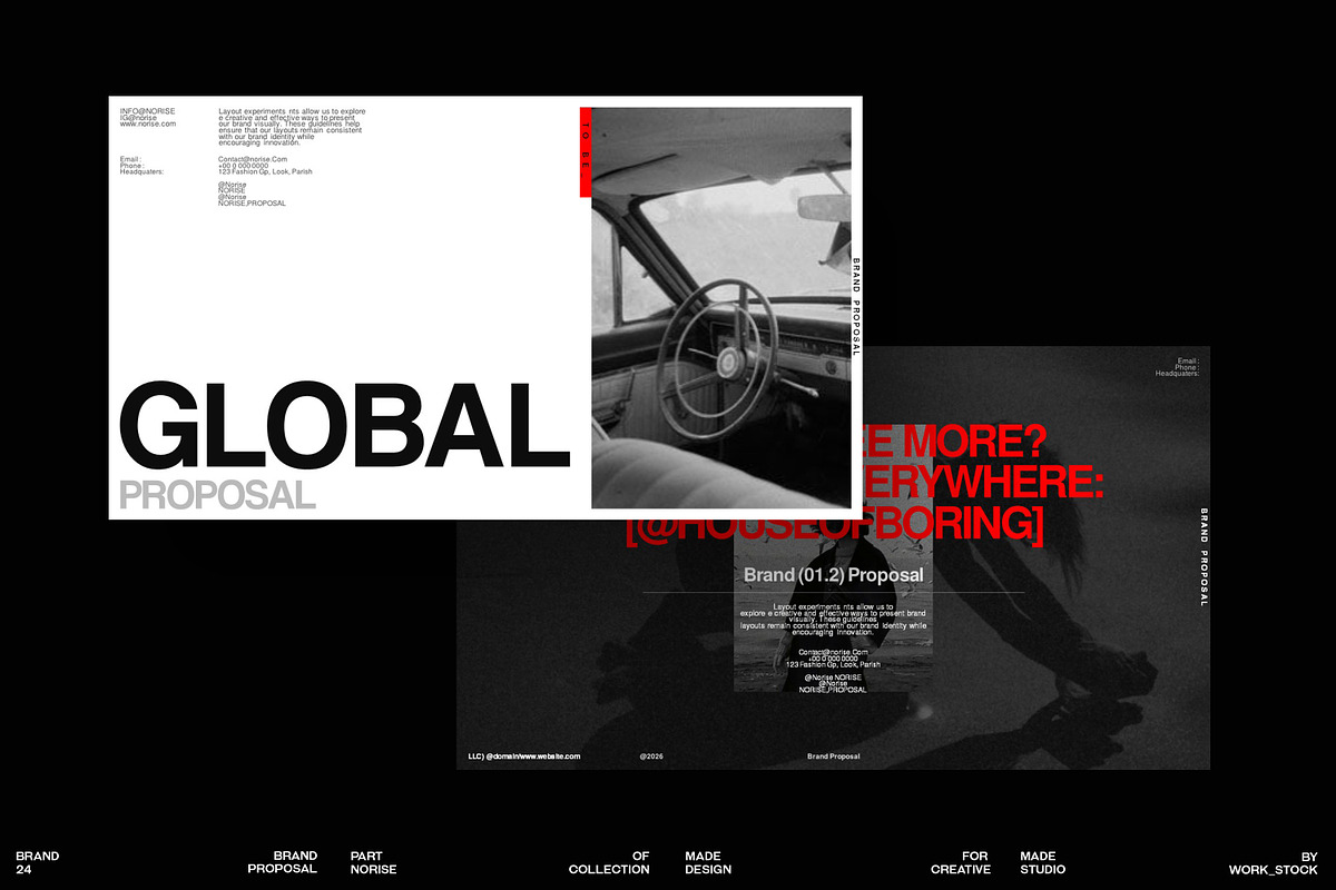 Brand Proposal PowerPoint Template, a Presentation Template by Work_Stock (Photo 1 of 10)
