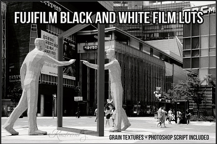 Fujifilm Black and White Film LUTs, a Plug-in Add-On by Raztrend