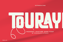 Tourayn - Condensed Ligature Font