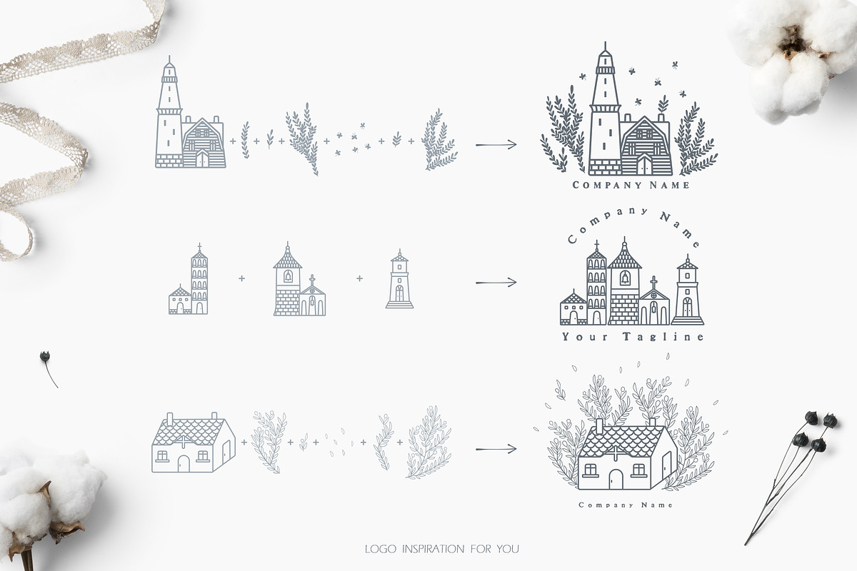 LOGO CREATORNATURE & ARCHITECTURE, an Object Graphic by Luna Dreams (Photo 4 of 5)
