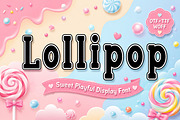 Lollipop, a Slab Serif Font by Wow Magic (Thumbnail 1 of 5)