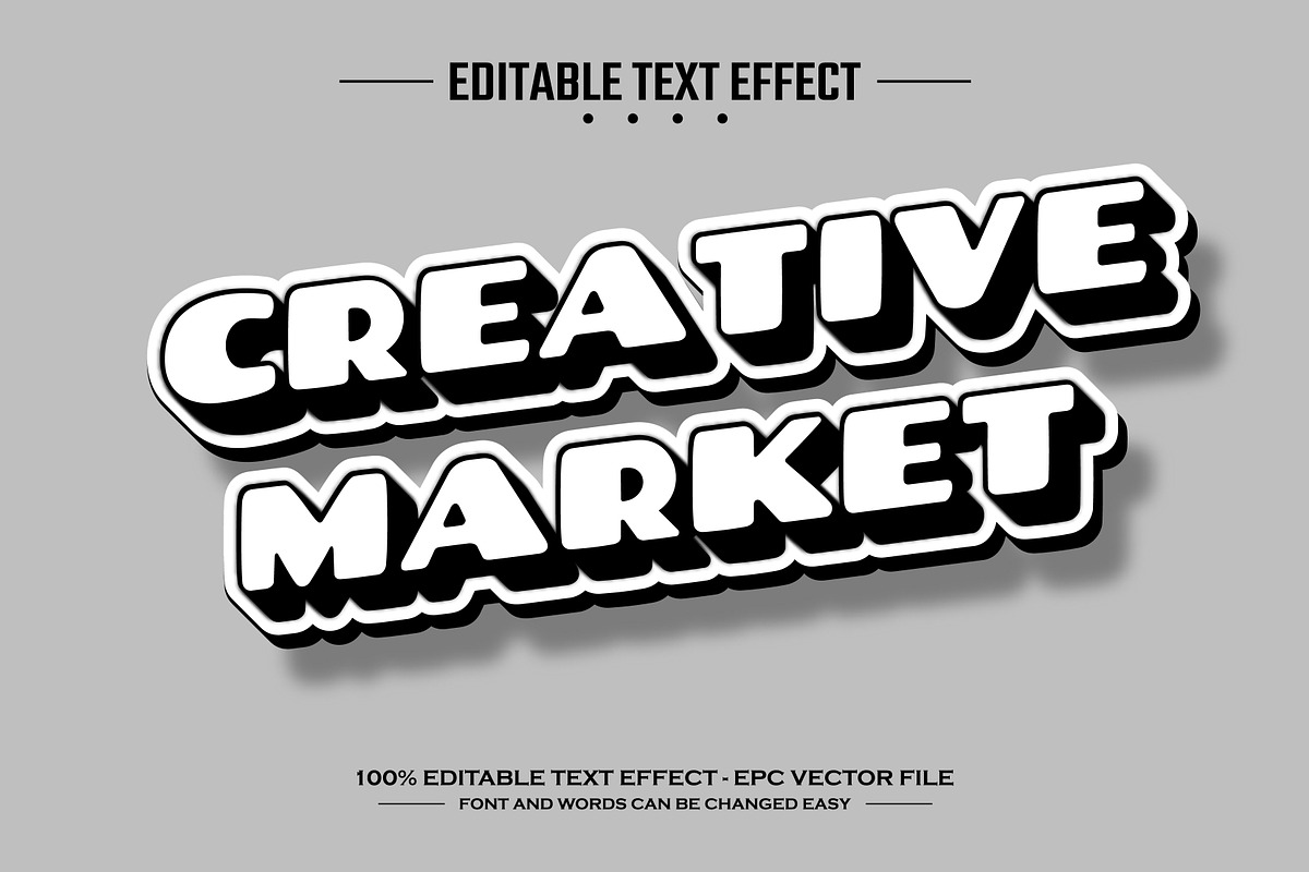 Economy editable vector text effect, a Layer Style Add-On by nicemorning (Photo 3 of 3)