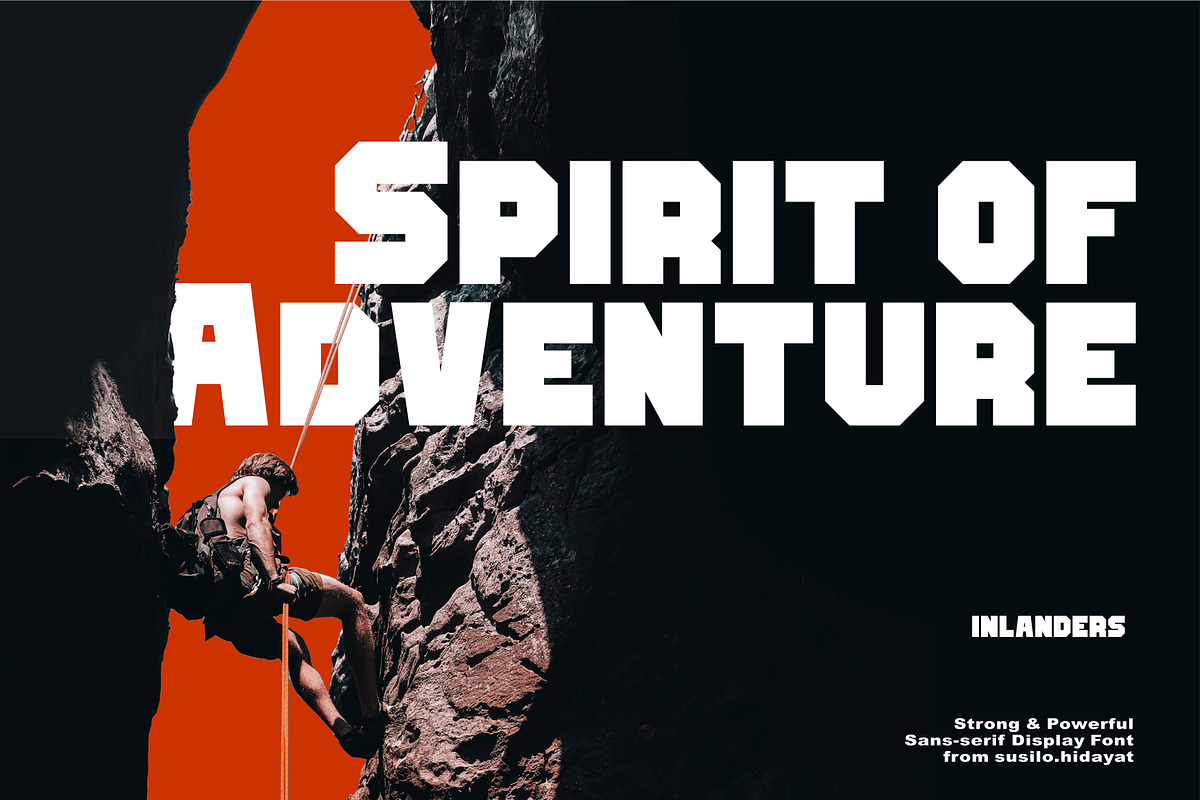 INLANDERS | BLOCK FONT | DISPLAY FONT preview 3