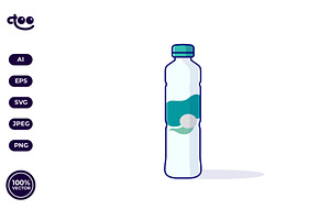 Simple Assorted Plastic Drink Bottle