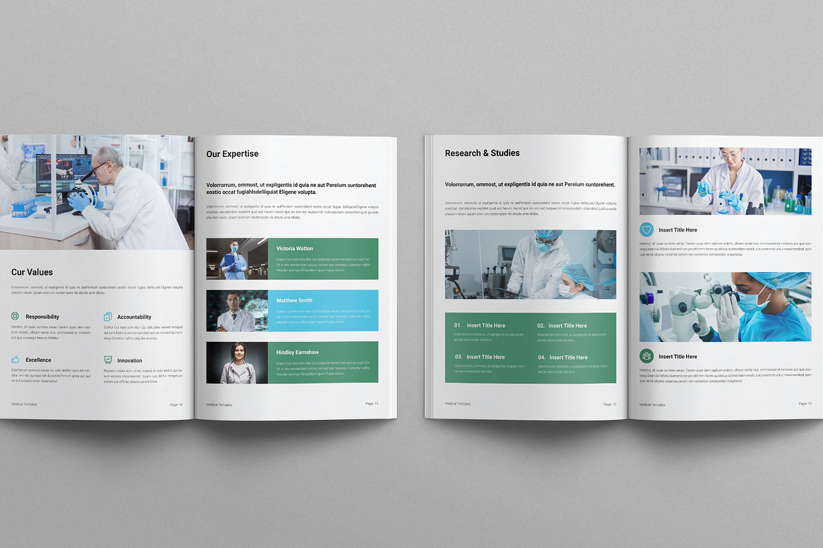Medical Brochure Template, a Brochure Template by E-Type (Photo 5 of 7)