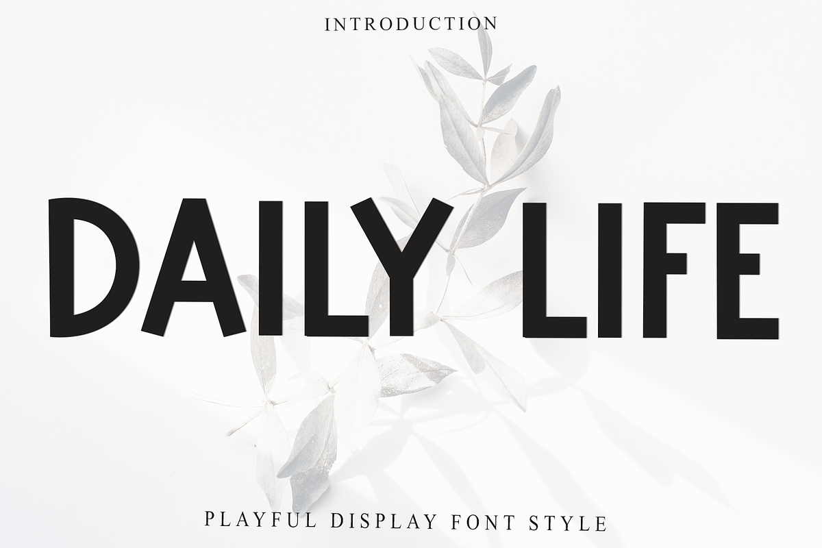 Daily Life, a Sans Serif Font by InermediaSTUDIO (Photo 1 of 8)