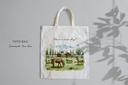 Watercolor Farm & Landscapes, an Animal Illustration by Yorda Studio (Thumbnail 10 of 11)