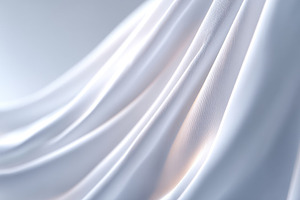 Flowing white fabric with soft folds, a Background Photo by AlyaAnd