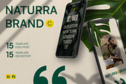 Naturra - Social Media Kit, a Social Media Template by Creative Zeune (Thumbnail 1 of 3)