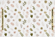 Minimal Florals Seamless Vector, a Pattern Graphic by one-touch (Thumbnail 1 of 10)