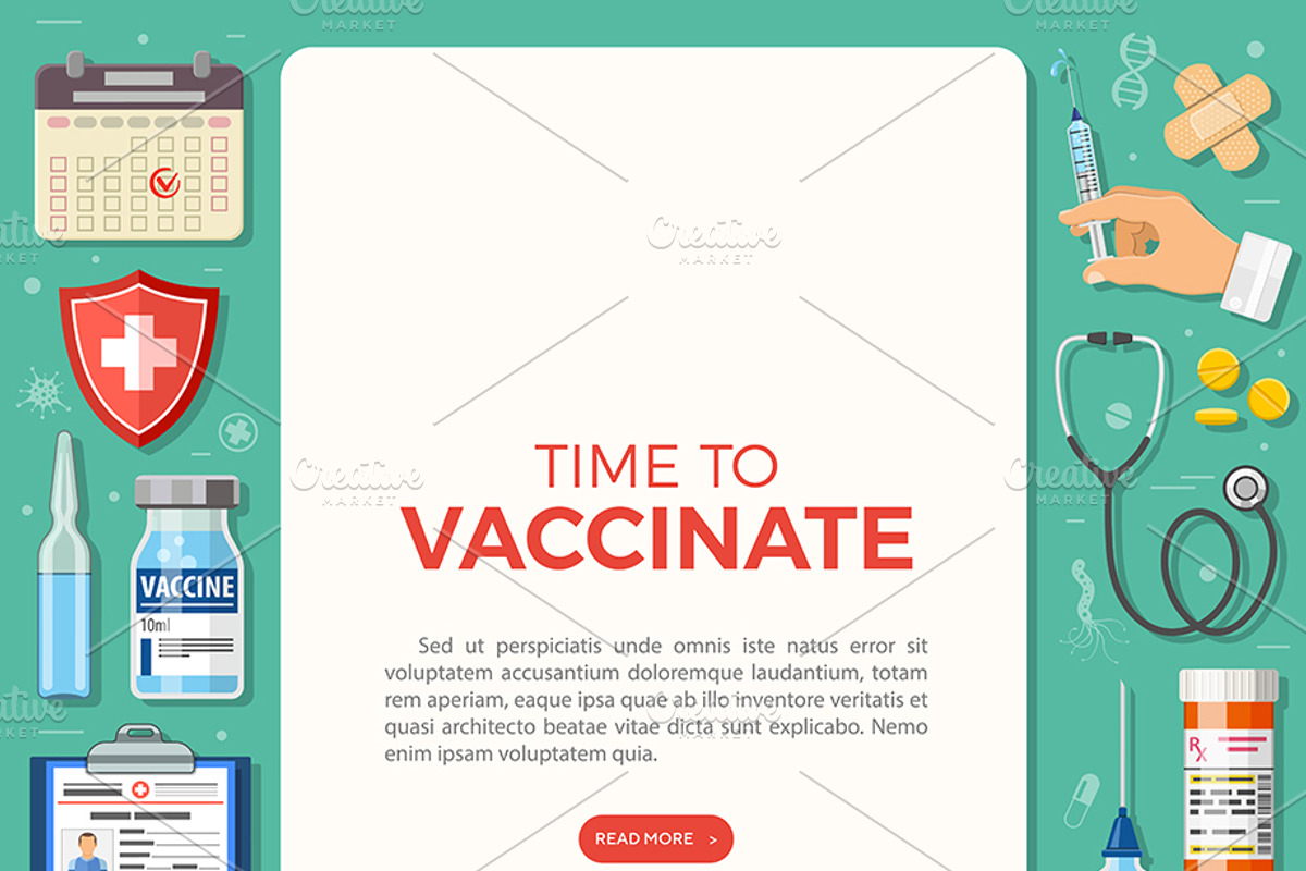 Vaccination Concepts with Syringe an, a Healthcare Illustration by TAlex (Photo 3 of 6)