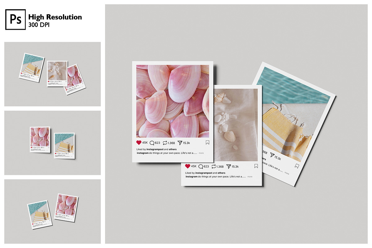 Minimal Instagram Post Mockup, an Advertising Mockup by Gatamotion (Photo 1 of 5)