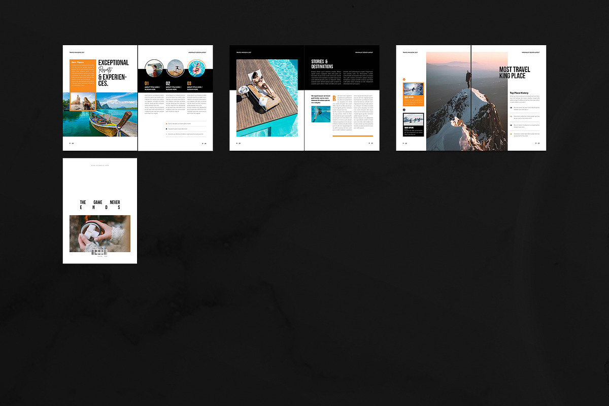 Travel Magazine Template, a Magazine Template by NorthPeak (Photo 14 of 14)
