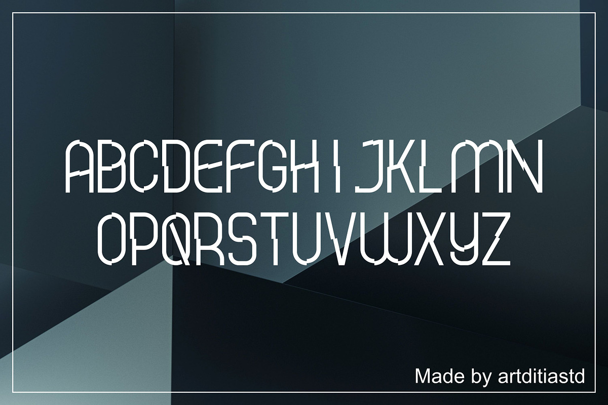 Crooked font, a Font by artditiastd (Photo 2 of 3)