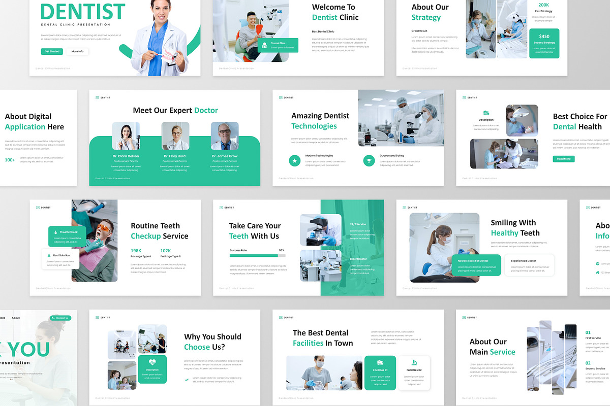 Dentist Google Slide Template, a Presentation Template by MtvtdArt (Photo 5 of 6)