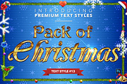 Christmas Pack #2 - Text Styles, a Layer Style Add-On by Jonas Stensgaard (Thumbnail 14 of 23)