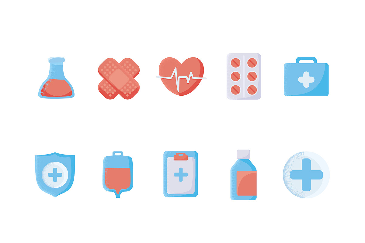 Medical Icons Illustration Set