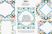 110+ hand painted frames corners, a Decorative Illustration by Patishop Art (Thumbnail 5 of 10)