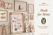 100 Nursery Prints - Made for Minis, a Background Graphic by Essentially Nomadic (Thumbnail 1 of 12)