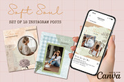 Soft Soul Templates - IG for Canva, a Social Media Template by LuOtero (Thumbnail 2 of 5)