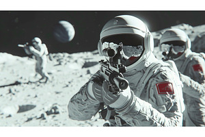 Picture of astronaut, a Technology Illustration by Neirfy