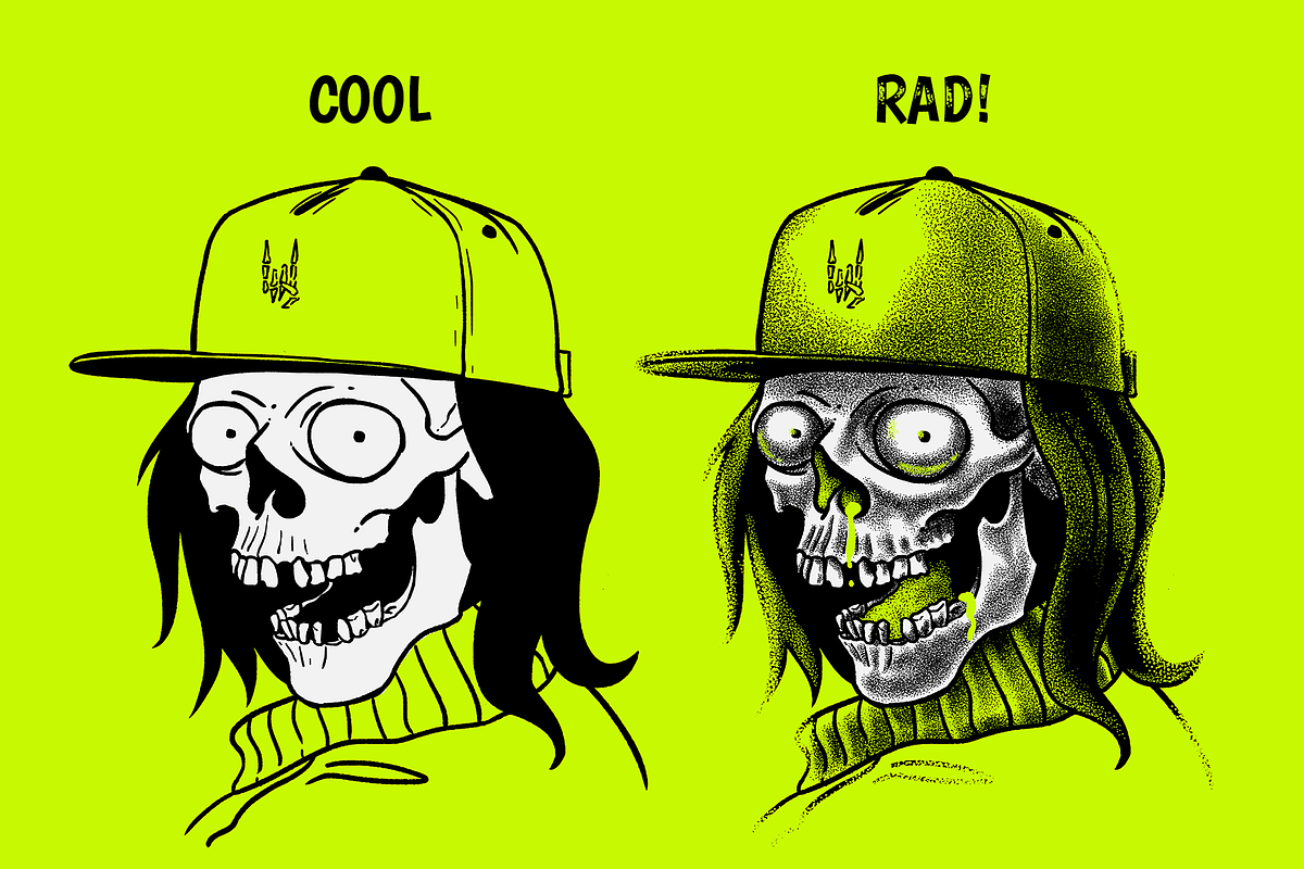 Photoshop ink and stippling brushes, a Brush Add-On by Graphic Roadie (Photo 2 of 7)