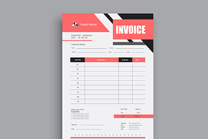 Invoicing quotes, money bills, a Stationery Template by hkmonir