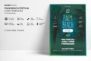 Palm Beach Festival Flyer, a Flyer Template by Bundo Themes (Thumbnail 3 of 7)