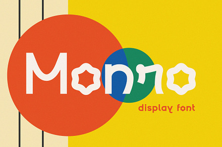 Monro - Quirky Display Typeface, a Sans Serif Font by HipFonts
