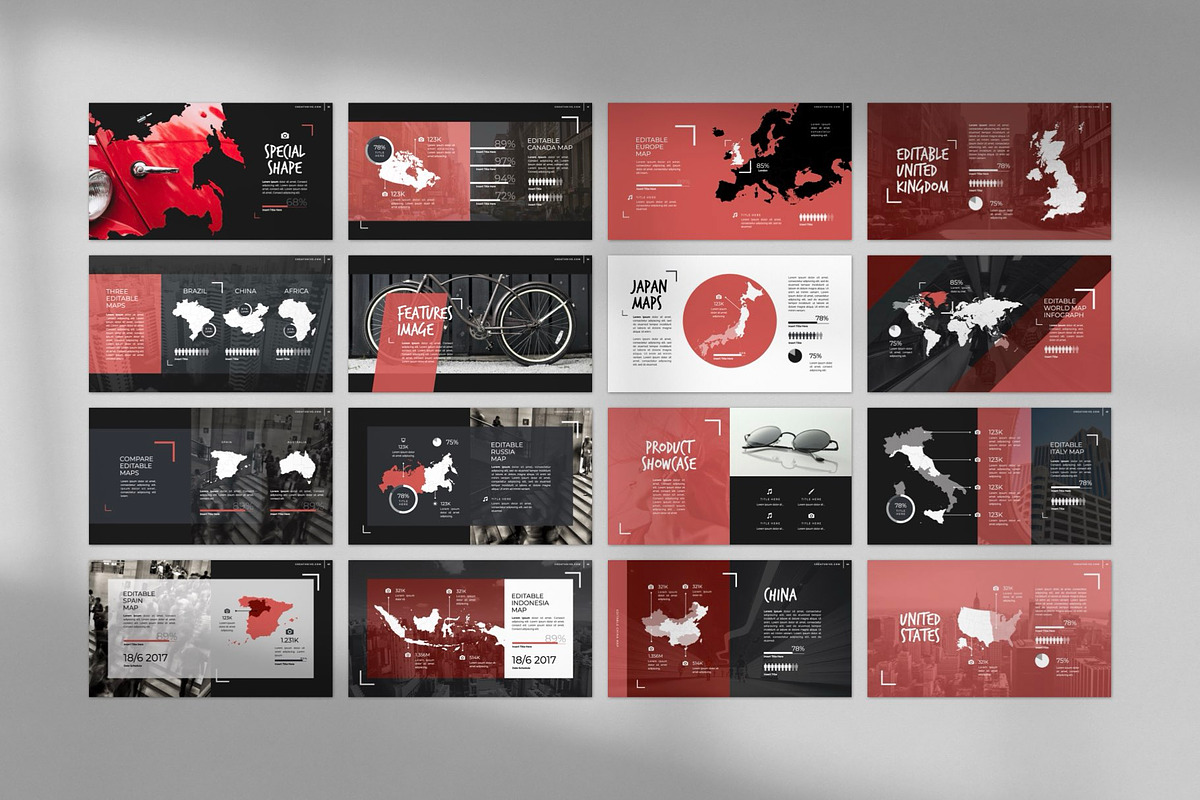 Shadow PowerPoint Template, a Presentation Template by Creathrive Design (Photo 4 of 5)