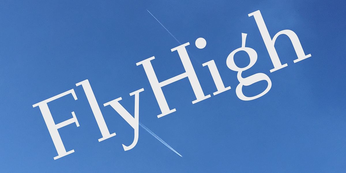 FlyHigh, a Slab Serif Font by Ingrimayne Type (Photo 1 of 10)