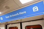 Subway Advertising Mockup, an Advertising Mockup by Angelo Barrientos (Thumbnail 1 of 4)