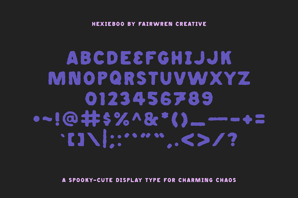 Hexieboo Font, a Sans Serif Font by Fairwren Creative (Photo 3 of 6)